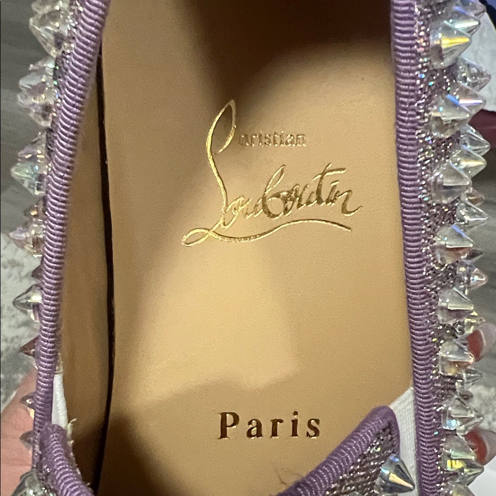 NEW Louboutin Roller Boat Slip-On Sneakers 35.5 - Picture 2 of 8